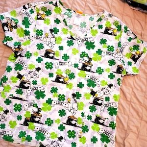 Peanuts Scrub top